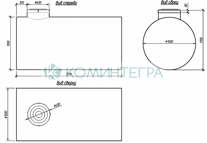 Накопительная ёмкость Alta Tank – 5-OR